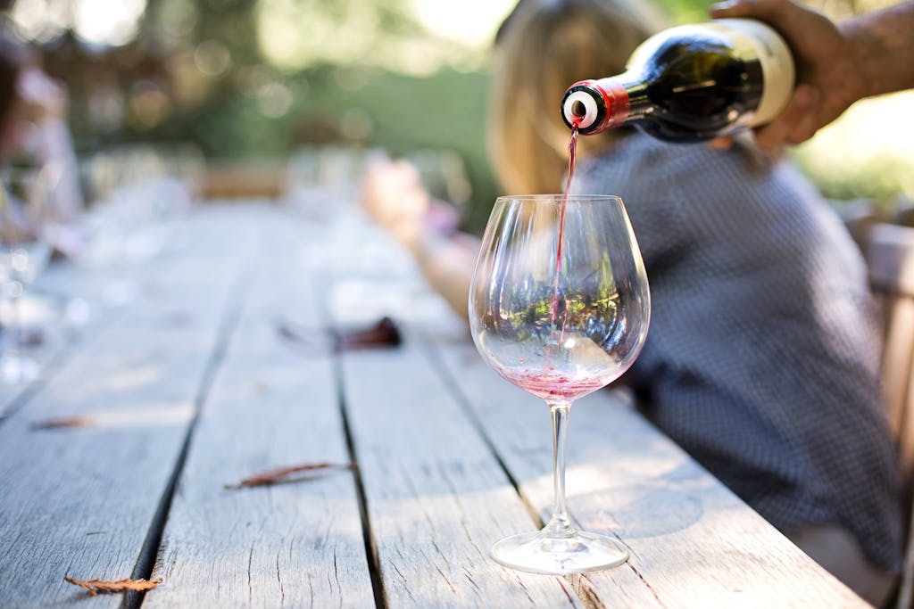 Is wine vegan? | Ayurvega answers 
 | Wine Poured in Long-stem Glass